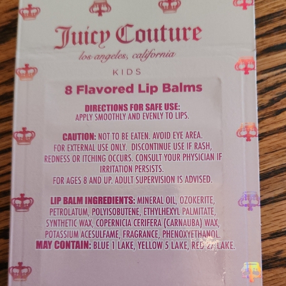 Juicy Couture Lip Balm Set Of 8 New In Pack - Picture 4 of 5